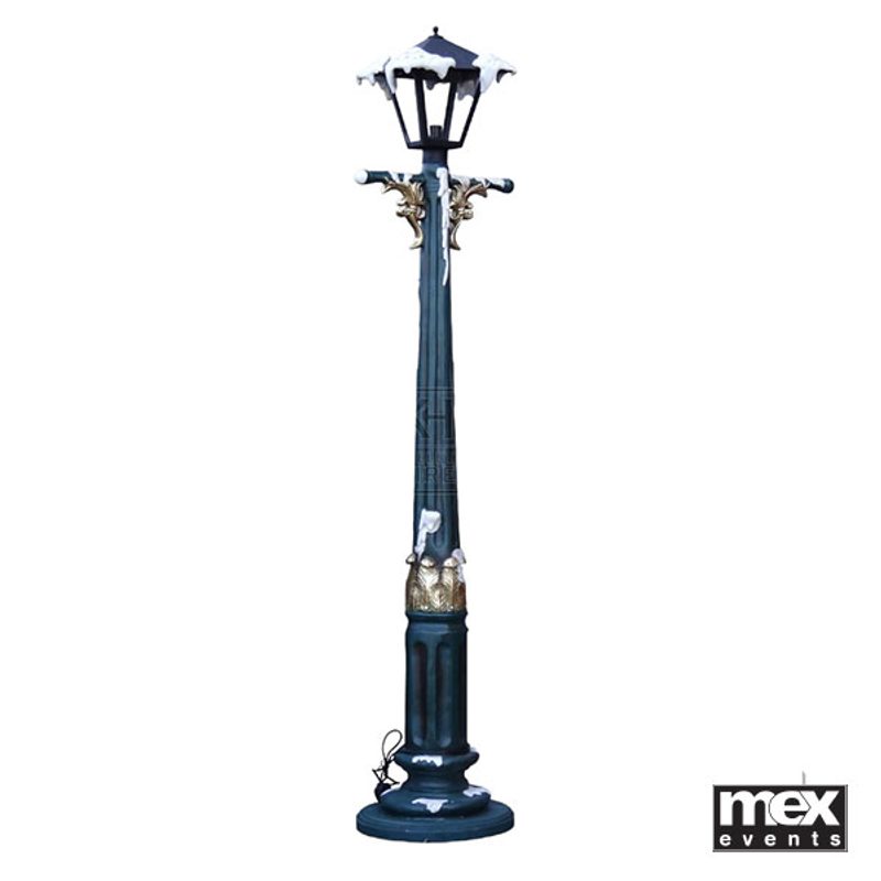 Winter Lamp Post with Snow Detail