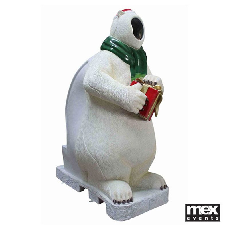 Giant Polar Bear Peep Through