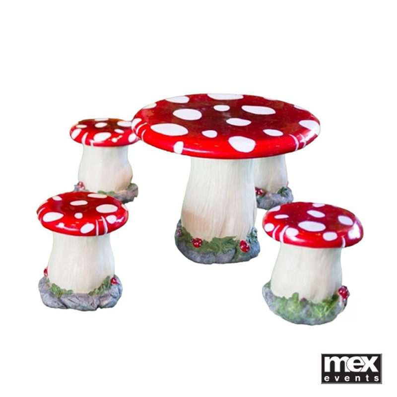 Toad Stool Picnic Table set