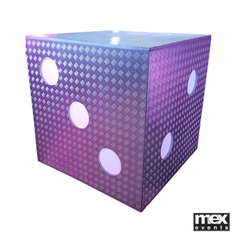 Giant dice podiums