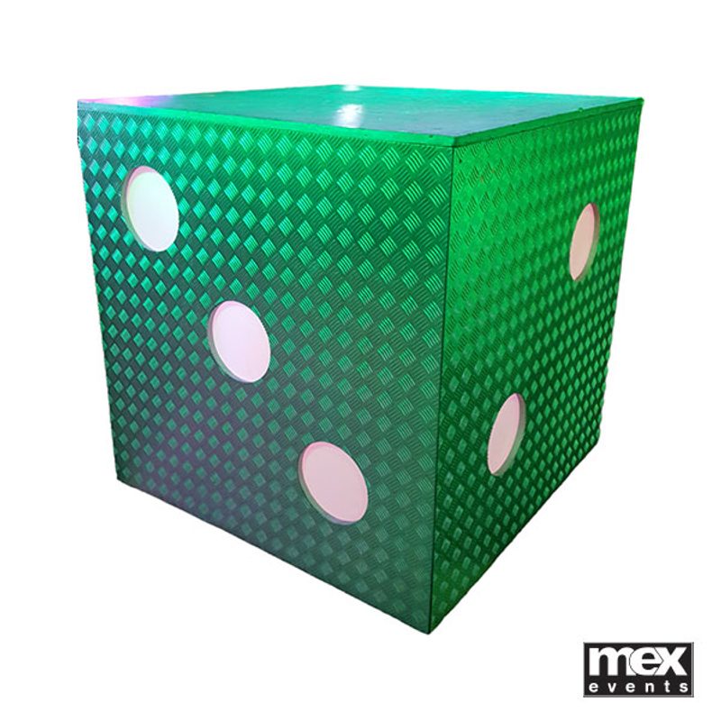 Giant dice podiums