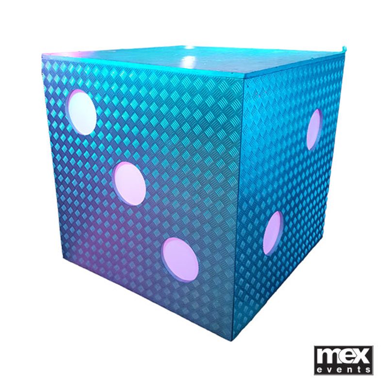 Giant dice podiums
