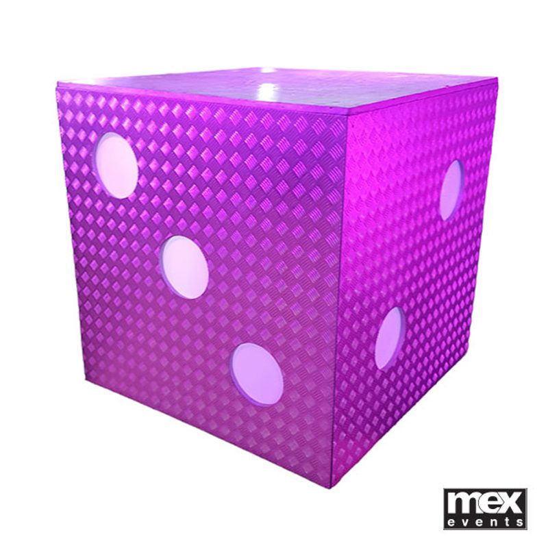 Giant dice podiums