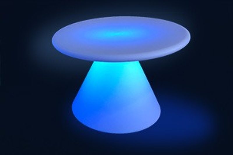 Illuminated Mushroom Tables